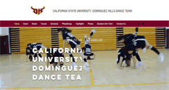 Desktop Screenshot of csudhdanceteam.com