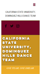 Mobile Screenshot of csudhdanceteam.com